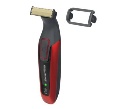 Тример Rowenta TN6040F4 Hybrid Forever Sharp Orange Style, beard, cordless, waterproof 3-in-1, self-sharpening blades, 100% stainless steel, minimum cutting length 0.4mm, precision setting 1mm, beard blade size 32mm, 120min autonomy, charging time 1h30min