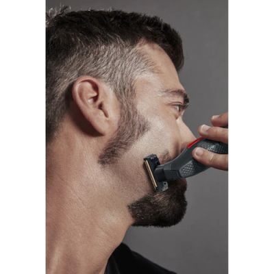 Тример Rowenta TN6040F4 Hybrid Forever Sharp Orange Style, beard, cordless, waterproof 3-in-1, self-sharpening blades, 100% stainless steel, minimum cutting length 0.4mm, precision setting 1mm, beard blade size 32mm, 120min autonomy, charging time 1h30min