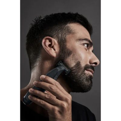 Тример Rowenta TN6040F4 Hybrid Forever Sharp Orange Style, beard, cordless, waterproof 3-in-1, self-sharpening blades, 100% stainless steel, minimum cutting length 0.4mm, precision setting 1mm, beard blade size 32mm, 120min autonomy, charging time 1h30min