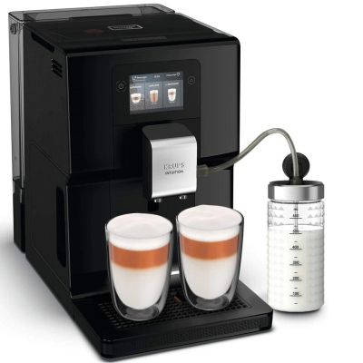 Кафеавтомат Krups EA873810, ESP intuition preference milk pot total, black