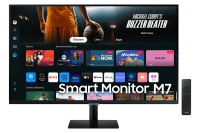 Монитор Samsung 32DM702 32" VA LED, SMART 3840x2160  2xUSB 2.0, 2xHDMI 1.4, USB-C, Wi-Fi 5, Bluetooth, Speakers, Black