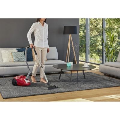 Прахосмукачка Rowenta RO3953EA, Compact Power parquet ACAA, 75db, H+ bag, SPA upgrade suction head, TTM + XL with brush, parquet + crevice tool 2 in 1 + upholstery nozzle, color red