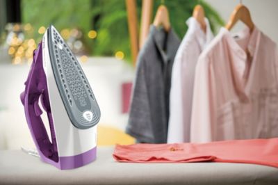 Ютия Tefal FV2836E0, Express Steam, purple, 2400W, 35g/min, shot 165g/min, AD, water tank 270 ml, Ceramic soleplate