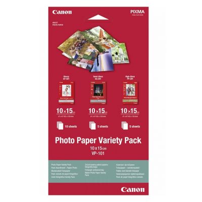 Хартия Canon Photo Paper Variety Pack 10x15cm VP-101
