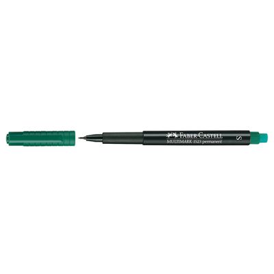 Универсален перманентен OHP маркер Faber-Castell 1523 S 0.4 mm Зелен