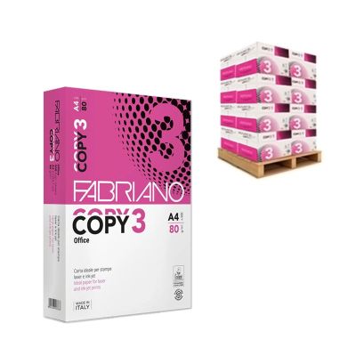 Хартия Fabriano Copy 3 /на палет, с доставка/ А4 500 л. 80 g/m2