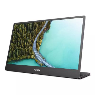 Монитор Philips 16B1P3302D, 15.6" IPS WLED, 1920x1080@60Hz, 5ms GtG, 250cd m/2, 700:1, DCR 20M:1, FlickerFree, Low Blue Light, Tilt, Pivot 2xUSB-C 