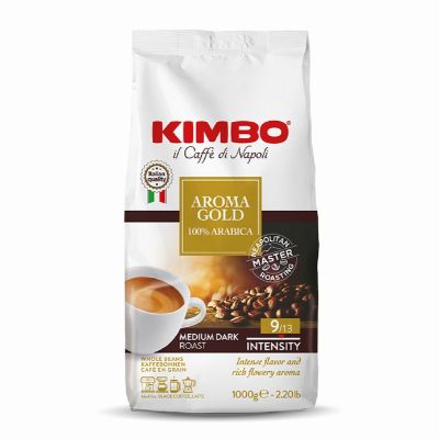 Кафе Kimbo Aroma Gold, на зърна, 1 kg