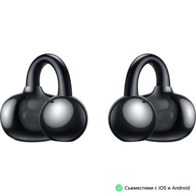 Слушалки Huawei FreeClip Dove-T00 Black, Bluetooth 5.3, 20Hz - 20 KHz, 55mAh