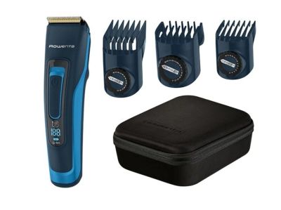 Машинка за подстригване Rowenta TN5241F4 Hair Trimmer Advancer Expert, Hair + Beard, Corded + Cordless, Blade Material Stainless Steel, Blade Coating Titanium, Motor Speed 6500, Turbo Speed, 2 Hair Combs, Minimum Cutting Length 0.5Mm, Precision Setting 1M