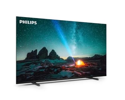 Телевизор Philips 43PUS7609/12, 43" UHD HD LED, 3840 x 2160, DVB-T/T2/T2-HD/C/S/S2, Pixel Precise Ultra HD, HDR+, HLG, Smart TV with new OS, Dolby Vision, Atmos HDMI, VRR, 2* USB, Cl+, 802.11n, Lan, 20W RMS, Black