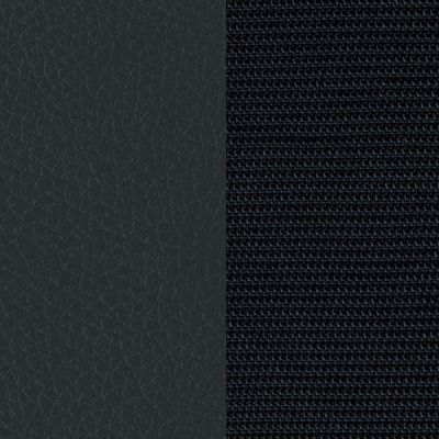 Стол Largo Steel Мениджърски, Изкуствена кожа и мрежа, Черен