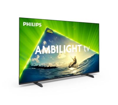 Телевизор Philips 65PUS8209/12, 65" 4K Ultra HD QLED, 3840x2160, DVB-T/T2/T2-HD/C/S/S2, 60Hz, Ambilight 3, Pixel Precise UHD, HDR+, Titan OS, Dolby Atmos, VRR, 3*HDMI, 2*USB, 802.11n, 20W RMS, Black