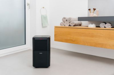 Влагоабсорбатор Beurer LE 150 Air Dehumidifier, up to 12 litre/day; rooms  30 m2 (72 m3); Laundry drying function; Removable tank: 2.0 l; Automatic mode; Night mode; Timer;  2 fan levels; Environmentally friendly refrigerant R290