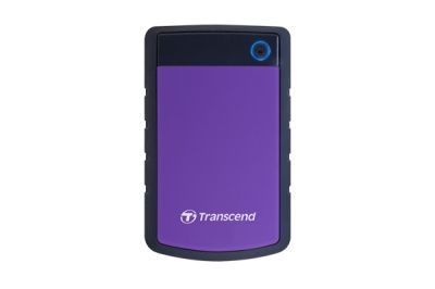 Твърд диск Transcend 4TB, 2.5" Portable HDD, StoreJet H3, Purple, Anti-shock