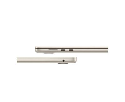 Лаптоп Apple 15-inch MacBook Air: Apple M3 chip with 8-core CPU and 10-core GPU, 24GB, 512GB SSD - Starlight